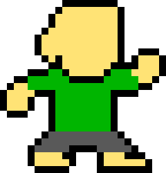 [9664c4] 8BitCharacterWalkingGreenTSA