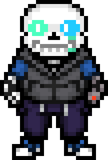 [9ce148] (*okay but counterpoint: Sans is a little potato man, and doesn't have a chin anyway. atleast not a jutty one)