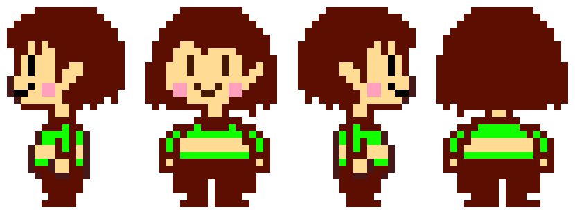 [f62ed1] Chara Sprite Sheet (ALL CHARA)