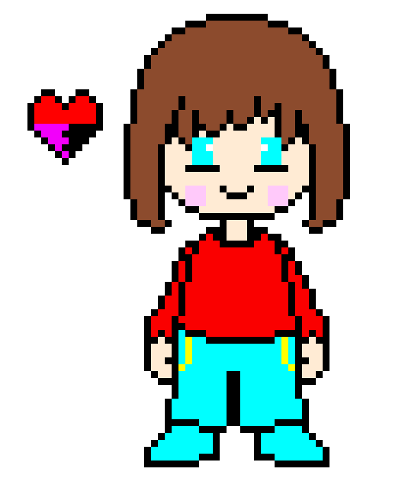 Katsumi Battle sprite (no Jacket) V3 (eyes)