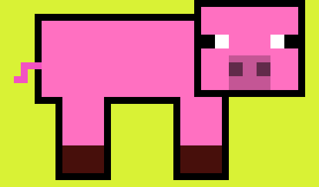 [9664c4] Minecraft pig
