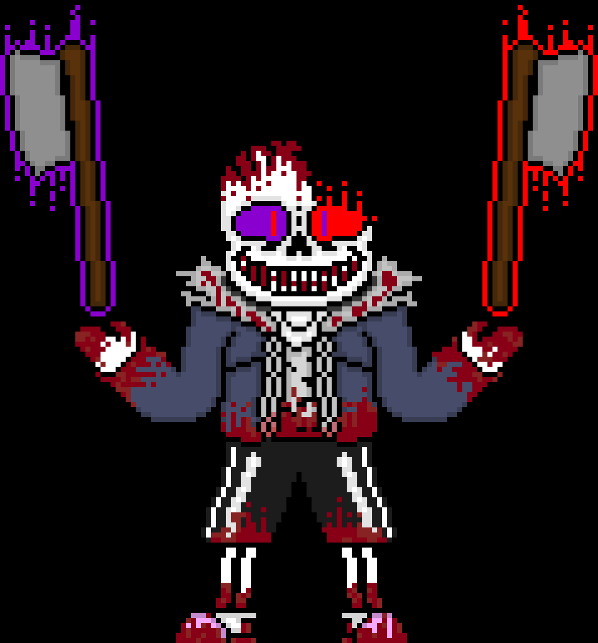 [e8cb42] *slashes 100 times with both axes* now that will definitely do the job right??  - TerrorTerror