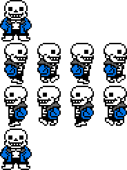 [b8a5f2] UnderTale - Sans Walking Sprite Sheet