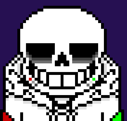 [00fc8a] *makes a bone come out of the ground and go through Deletion's chest as soon as he appears*