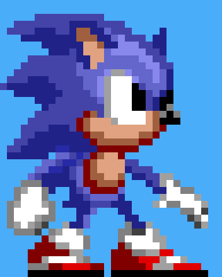 Sonic movie(S1 beta sprite)