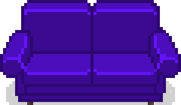 [a1bfd9] Couch blue