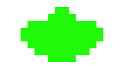[d7d2b2] Space Invaders Ship (Green)