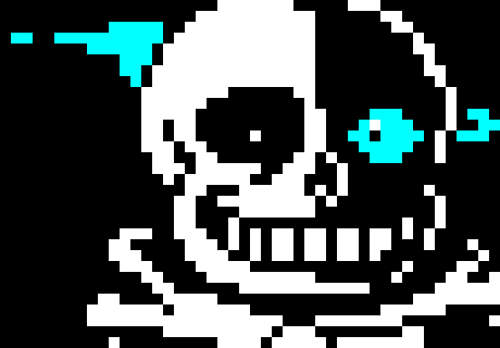 [a82578] (they call me sans- im the serif 'round these parts.. nah just kiddin i work on a grease cart- servin' up hotdogs to gynocidal toddlers. You can run but ill know if you restart, if you want a bad time then your in the right place.. just look into my eye see my funny type guy but if you pick a fight i will hunt ya all your life through time and space.. can ya blame me for feelin a little Hubertus for my fame of making things a little humerus. i can tickle your ribs to the tibia ya toes, unless you're my bro.. jokes flow over his head (Pap: SANS WHOS THERE YOU REDICULOUS SCAMP?? ) no-one! just an inconspicuous lamp! if you ever meet a skeleton with some towels and some wellingtons just humor him let him win and think that he's a champ.. i betcha never met a skeleton well i bet ya mettaton- they just had gooey melanin and flesh apon- but never one that exaton clever puns- ILL MAKE YA LAUGH OR CRY DEPENDING ON THE RUN YOU SET APON) 