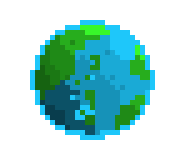 [5bdf41] earth pixel