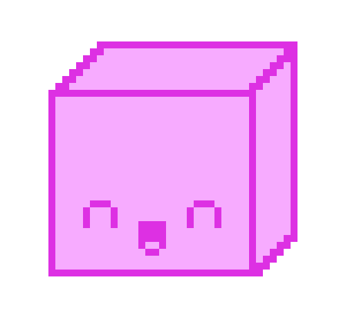 [9664c4] Filled Fuschia Cardboard