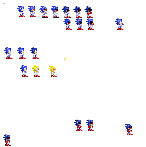 Sonic 3 & Knuckles sprite pixel 1994
