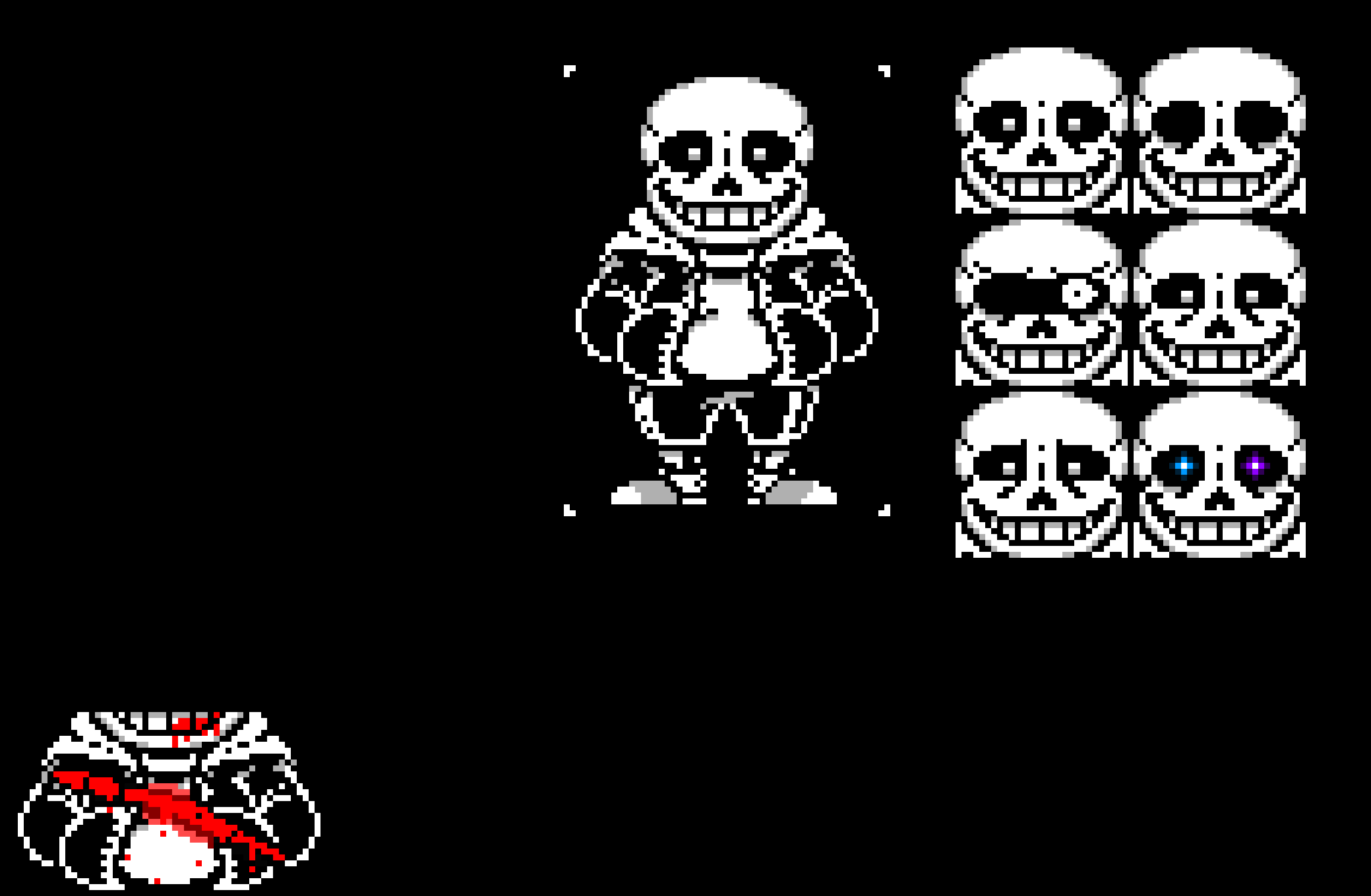Sans sprite sheet. - Oliver