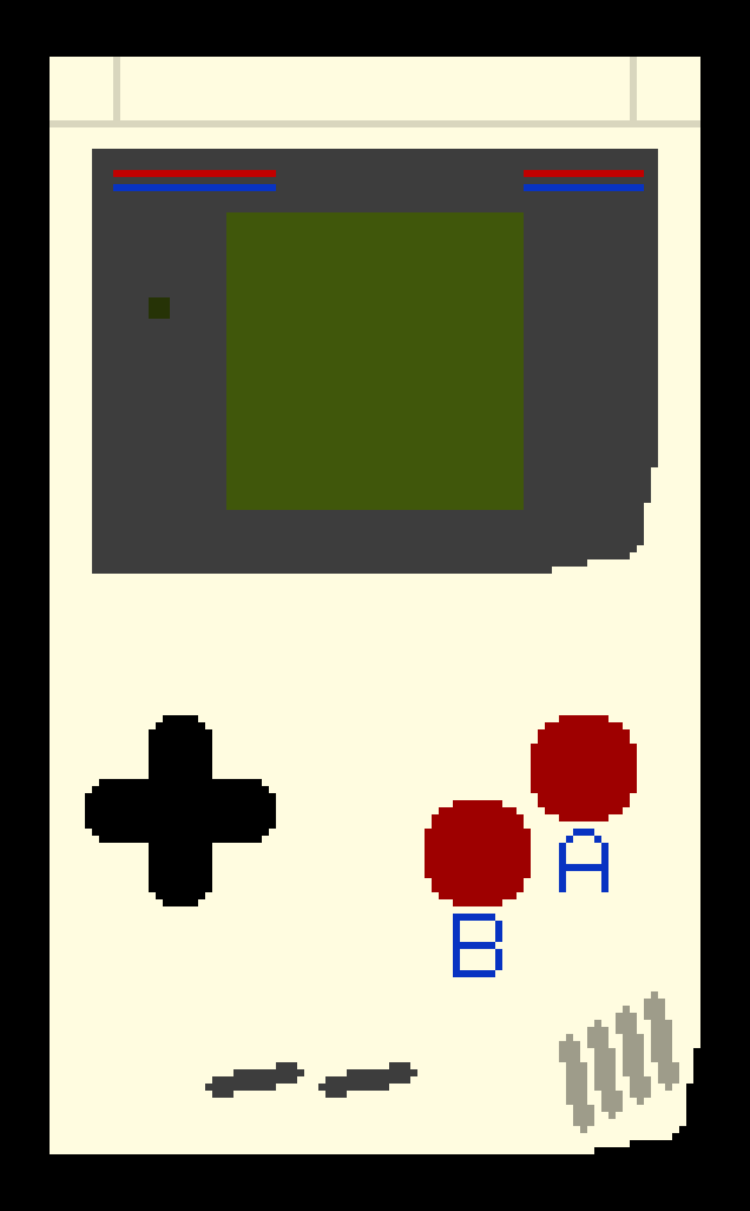 [605dee] gameboy black bg