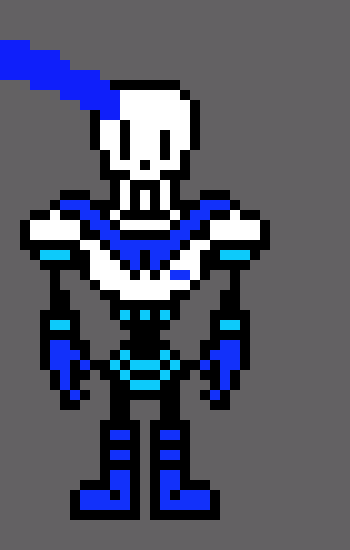 [9664c4] aquatale Papyrus' Sprite