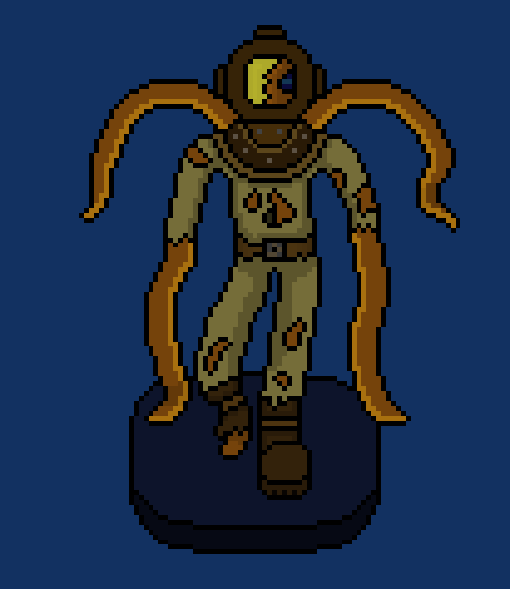 [fe1207] Aged suit