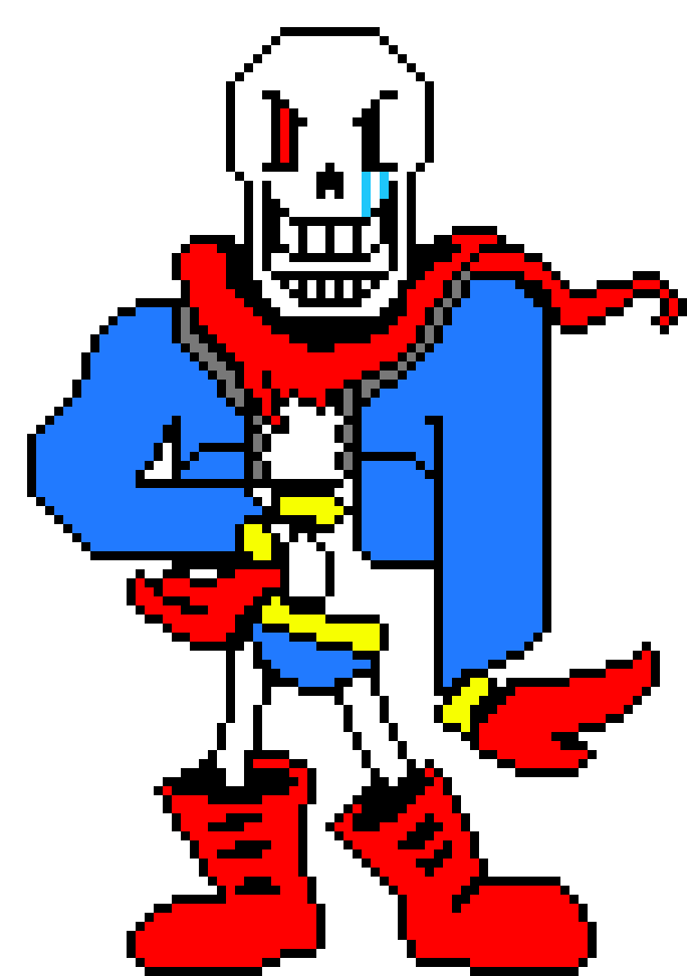 Disbelief Papyrus Battle Sprite