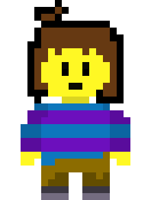 A Custom Frisk Sprite