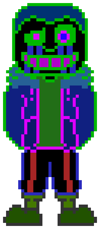 [d6b045] Error Jacob: Heheheh My first Target... *He Glitches Ink Sans to death*