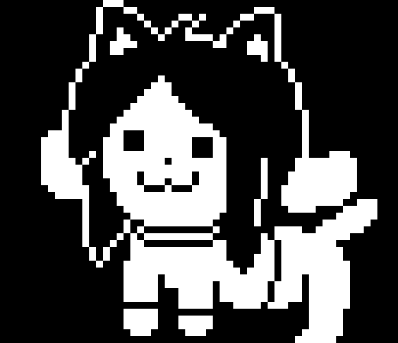 Temmie (Undertale) -T (Feel free to use with credit in the desc)