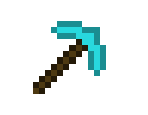 [9664c4] MINECRAFT DIAMOND PICKAXE