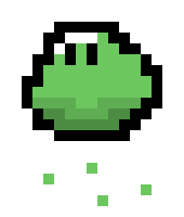 [132da6] Green Blob Jumping