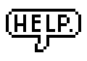 Tumblr pixel speech bubble