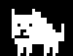 [9a16b0] it seems the dog is asking if you are ok...? its asking why you are two halfs*