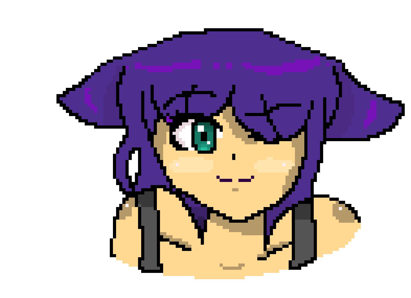 [6153e7] Purple haired girl