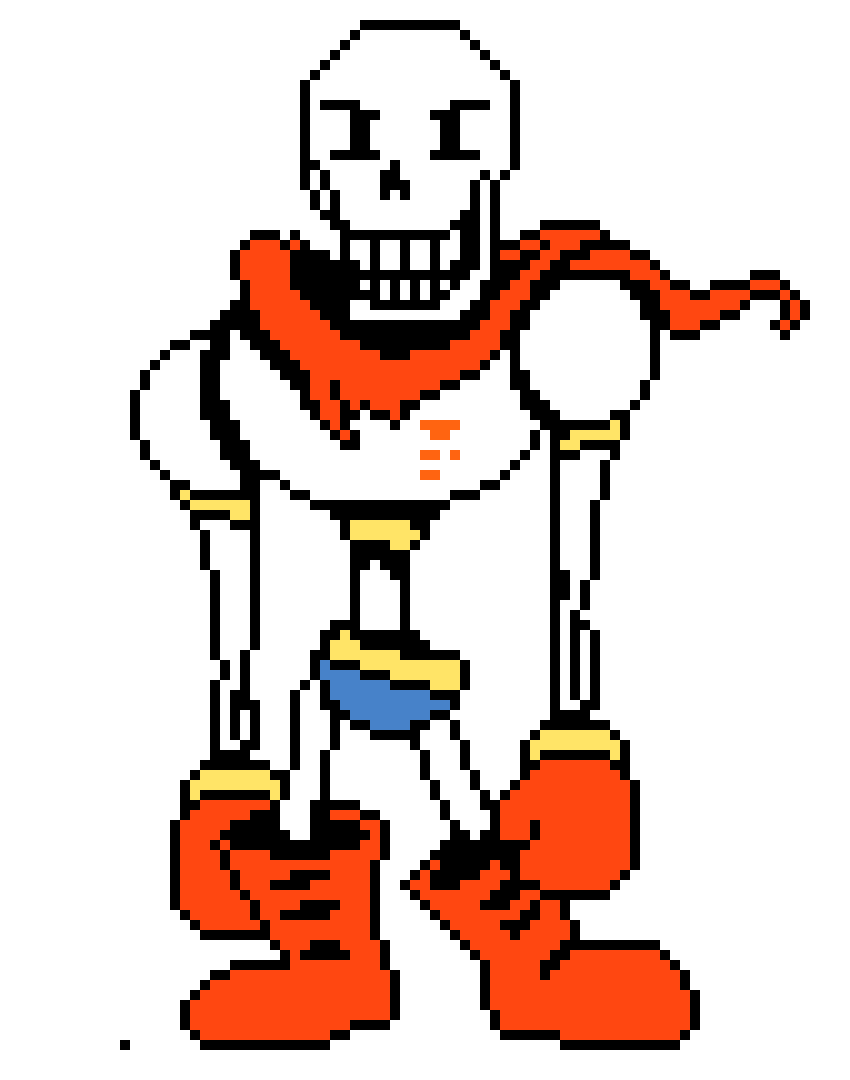 Undertale: Rejuvenation Papyrus Sprite.