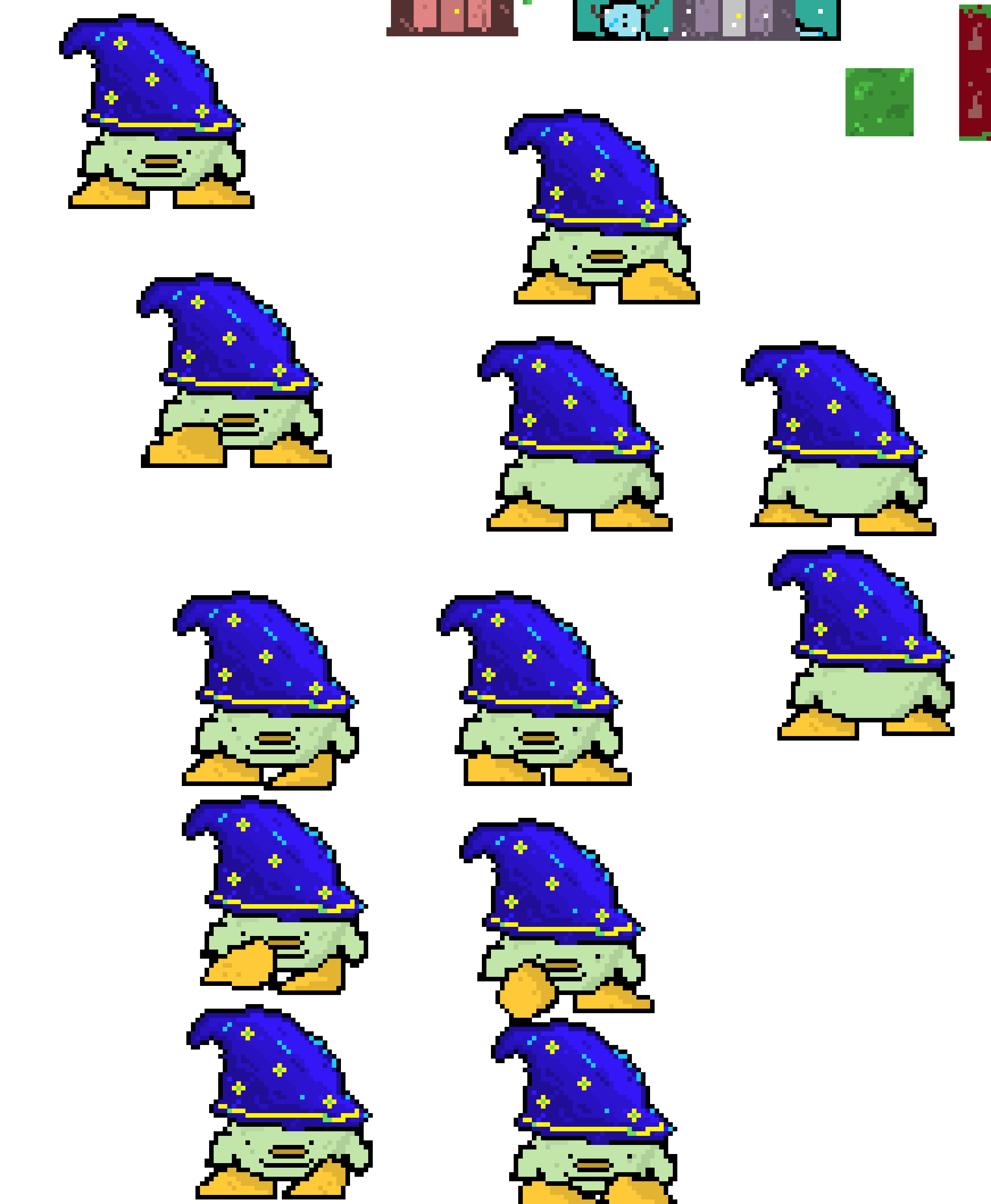 [7fac6b] Walking animations