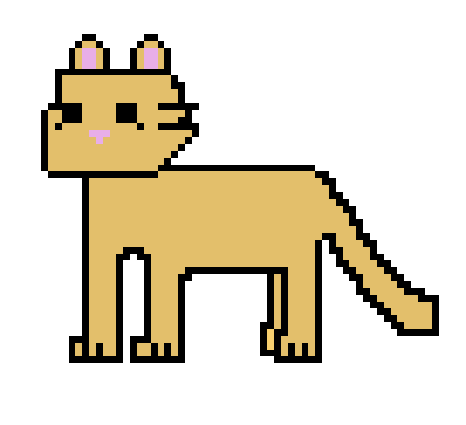 [f4b689] Gold Cat Sprite
