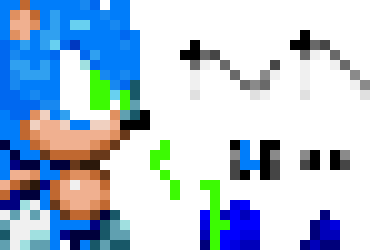 Custom Sonic Character Sprite - APL