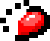 [84b134] Half Red Heart