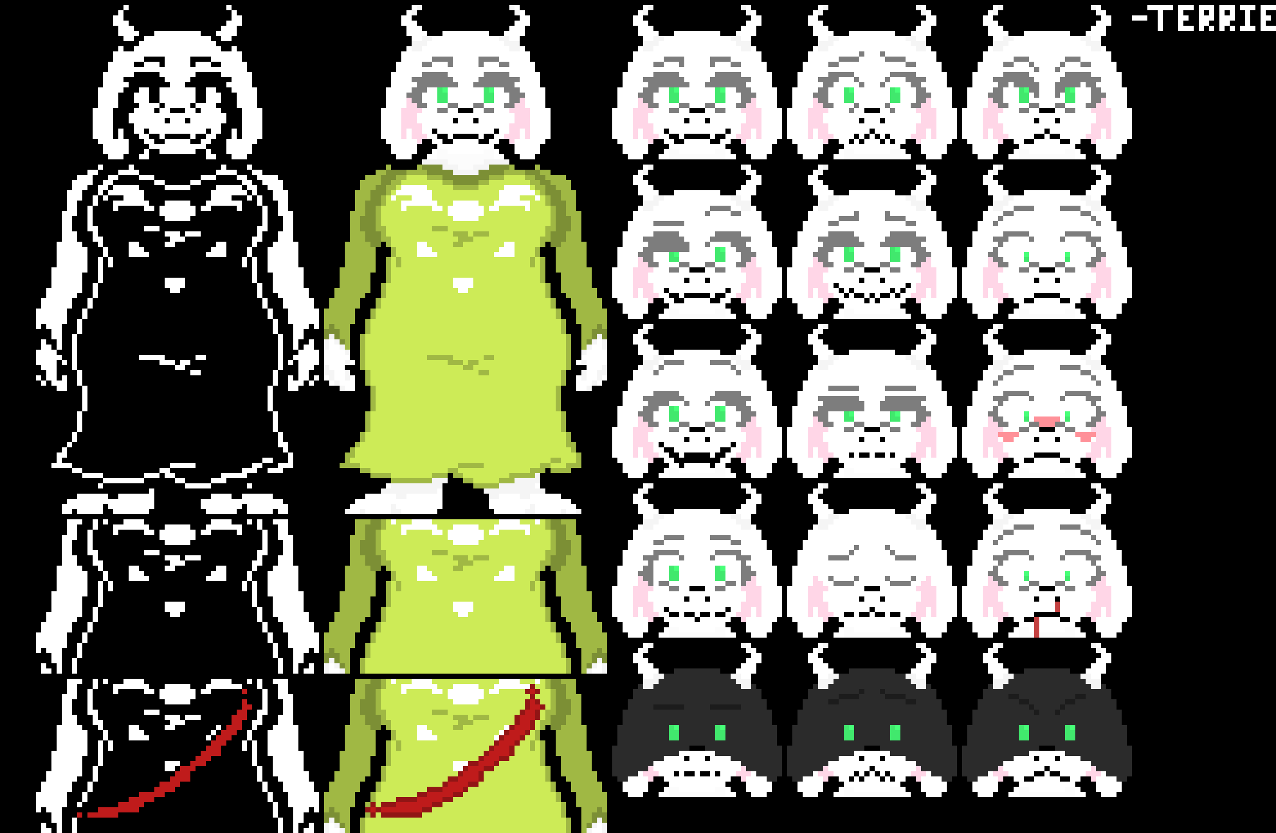 "Terroriel, part 7... Fun fact Torroriel, is a mix of Terrie, and Toriel...