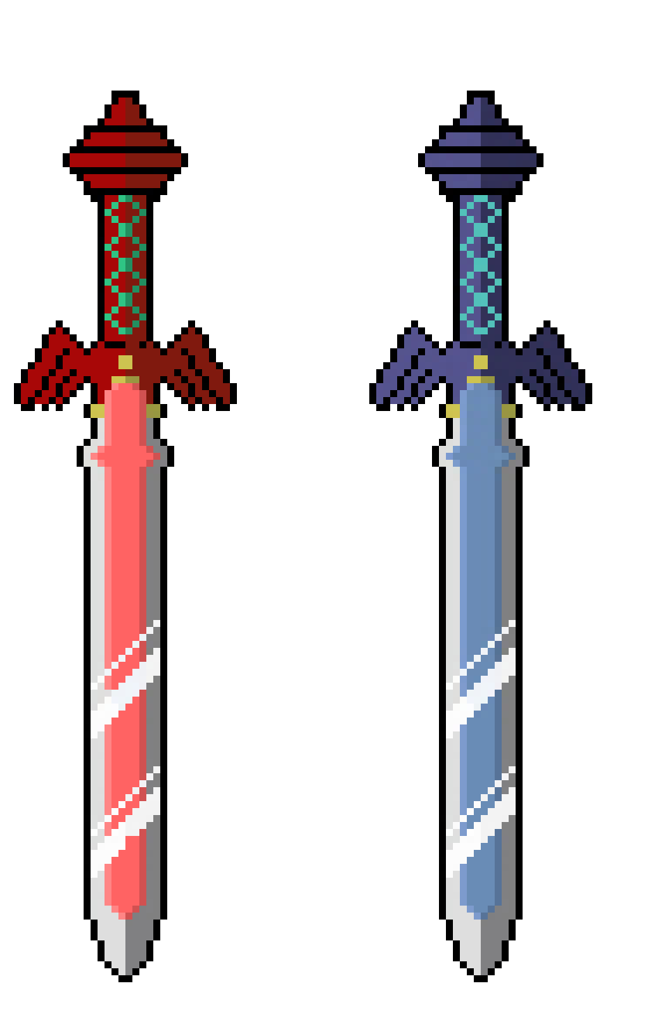 [33a52d] master sword, two sides