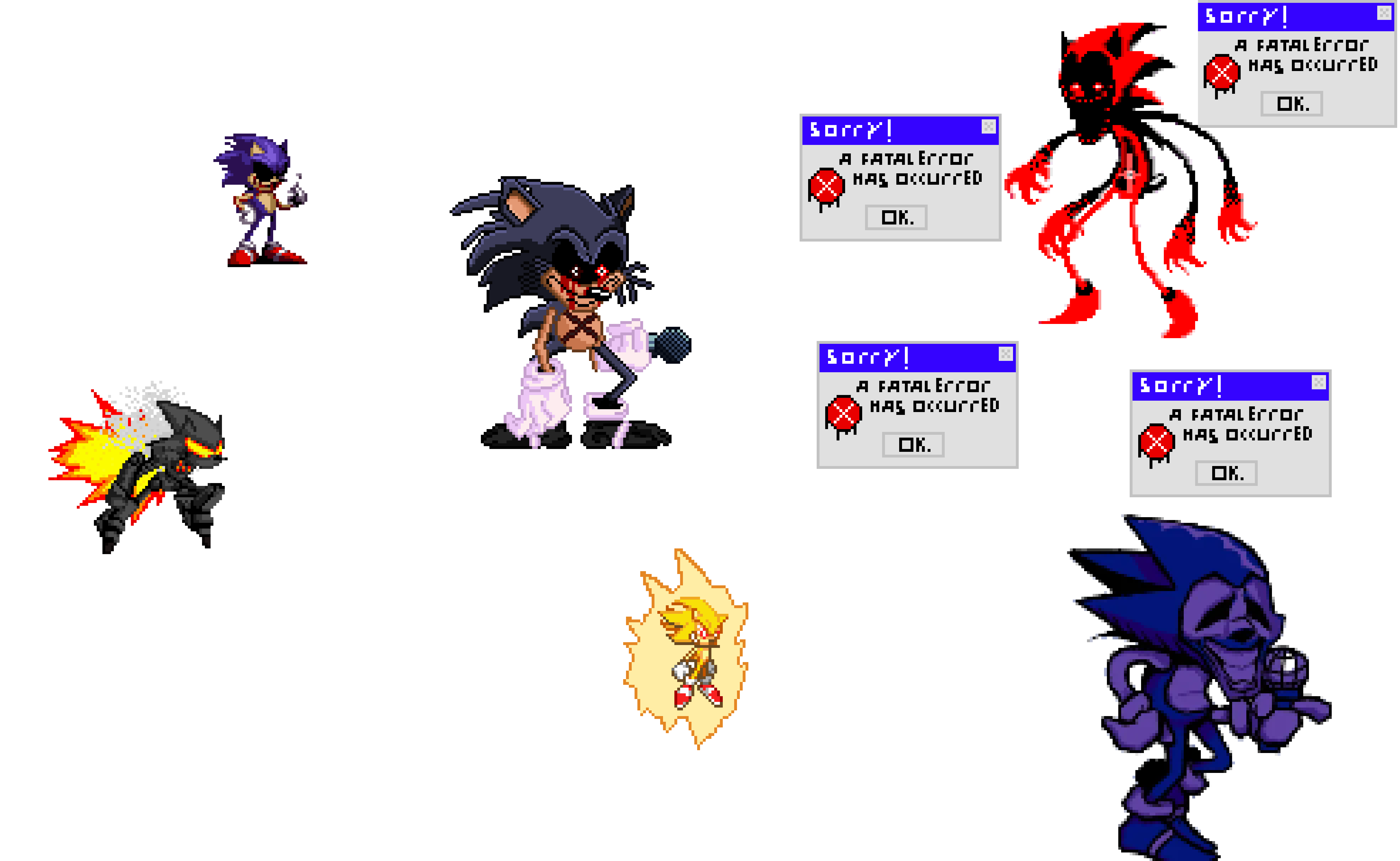 Sonic.exe characters