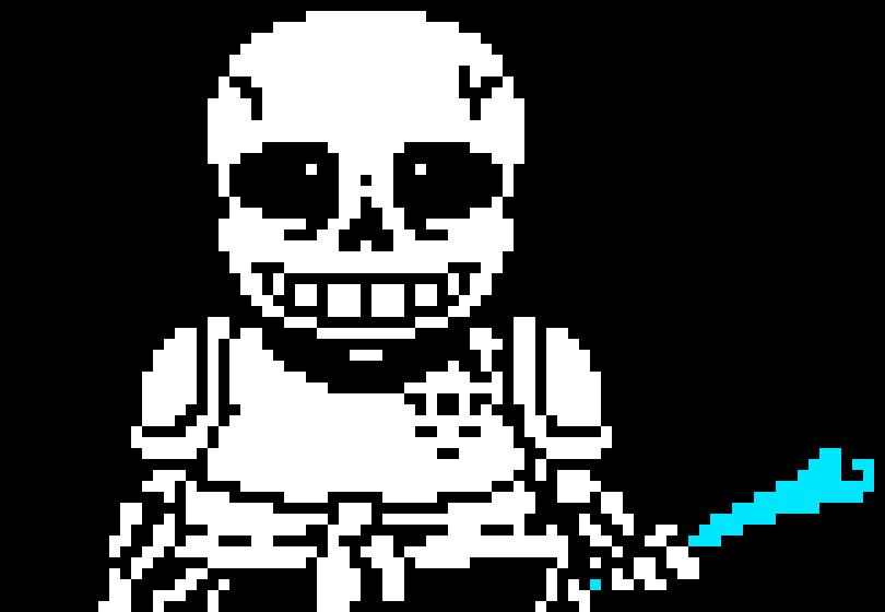 [55e4e5] -he looks up at papyrus- P-Pap-y..? -Distrust!Sans