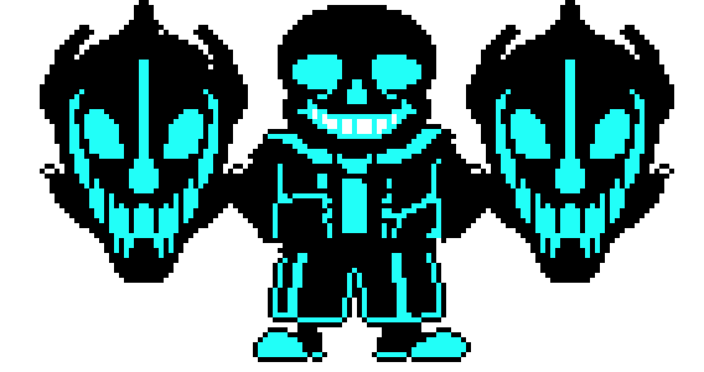 shadow Sans With Gaster Blasters Sprite (FIXED!)