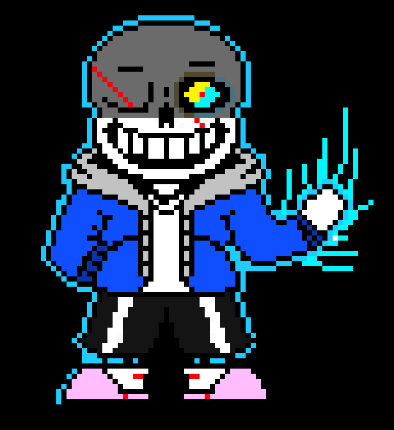 [00cc27] UNDERTALE : HARD MODE Sans (My Take)