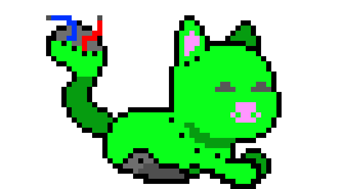 [3a33bd] thank you(jumps on ladys shoulder and falls asleep)-Speck