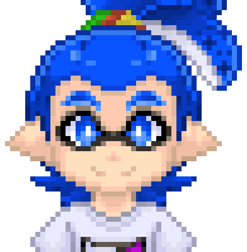[9664c4] Chibi Inkling Boy Pixel