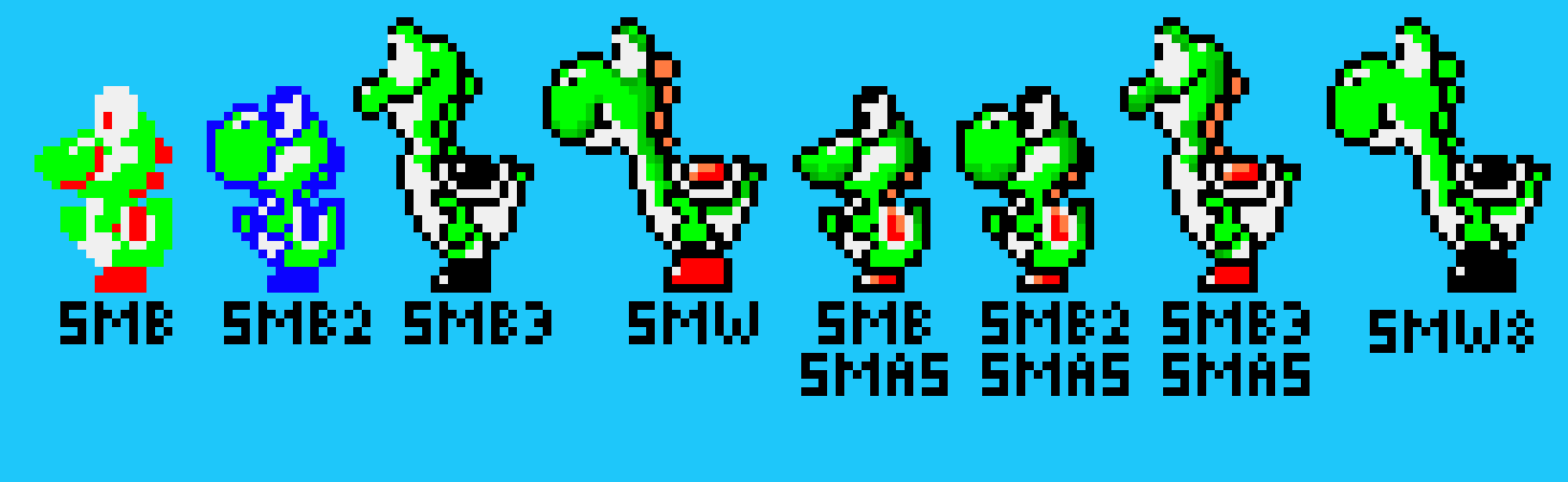 smm style yoshies