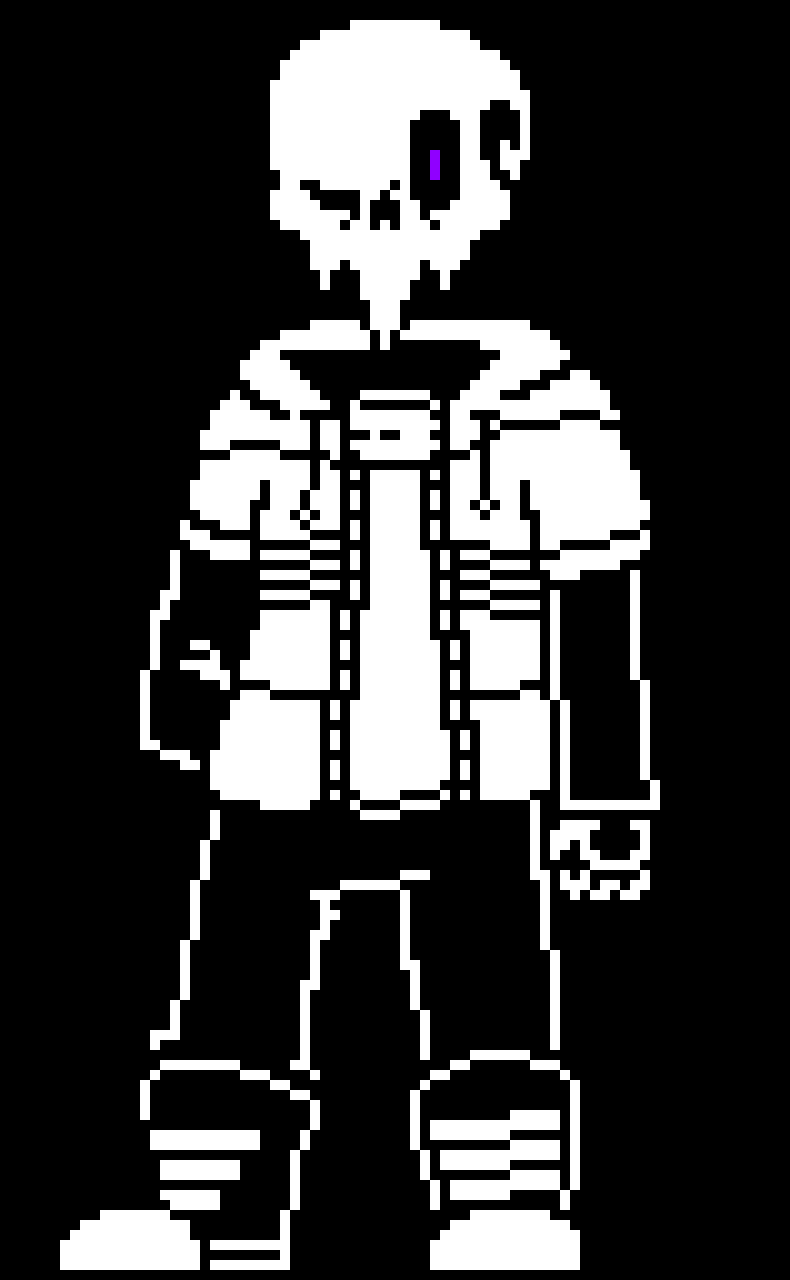 [6ced57] Oh...right...welp! here goes nothing...-He does sans first attack with extra blasters and bones-