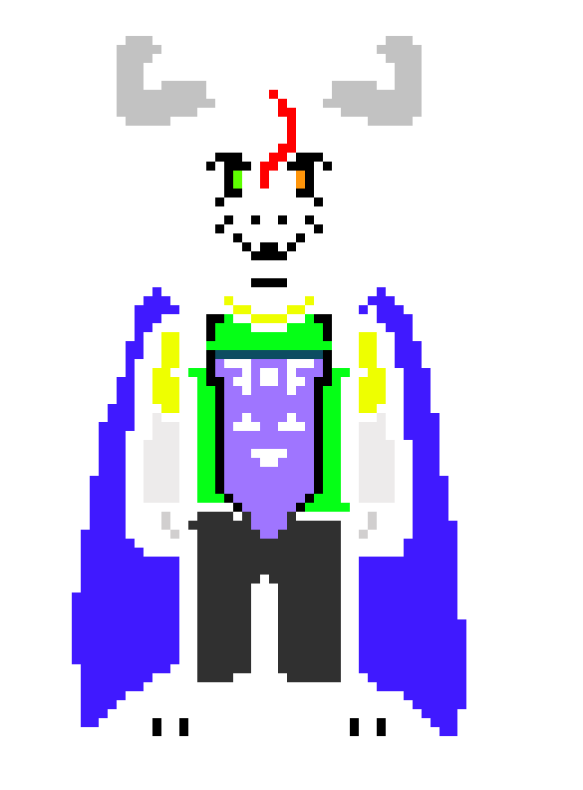 Asriel Nova colored battle sprite