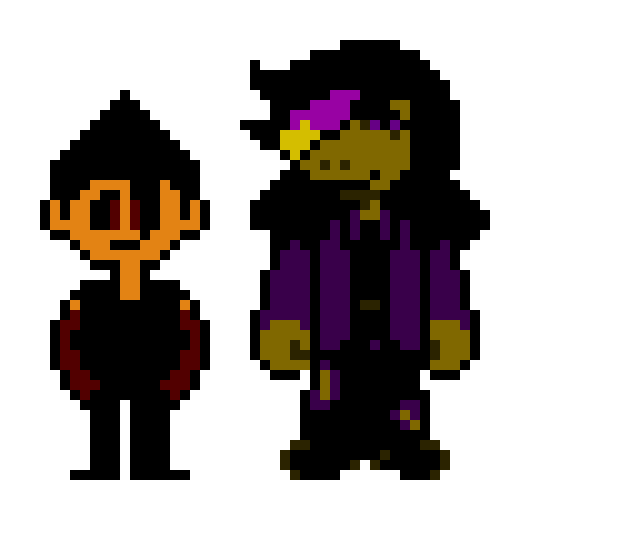 [6c26bc] GenoRune: A Deltarune AU - The Main Duo (Overworld)