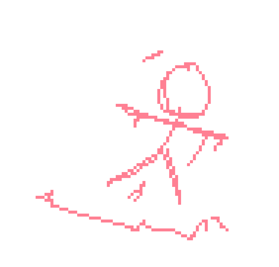 [fbf0df] so like. Would You Like To see more of My line drawings. evil drawings done with Line Tool.