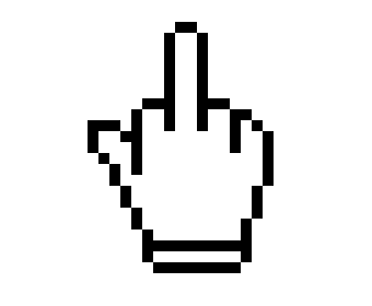 [45c371] Middle Finger Cursor