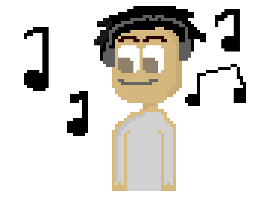[7b9fc6] Listening to music!