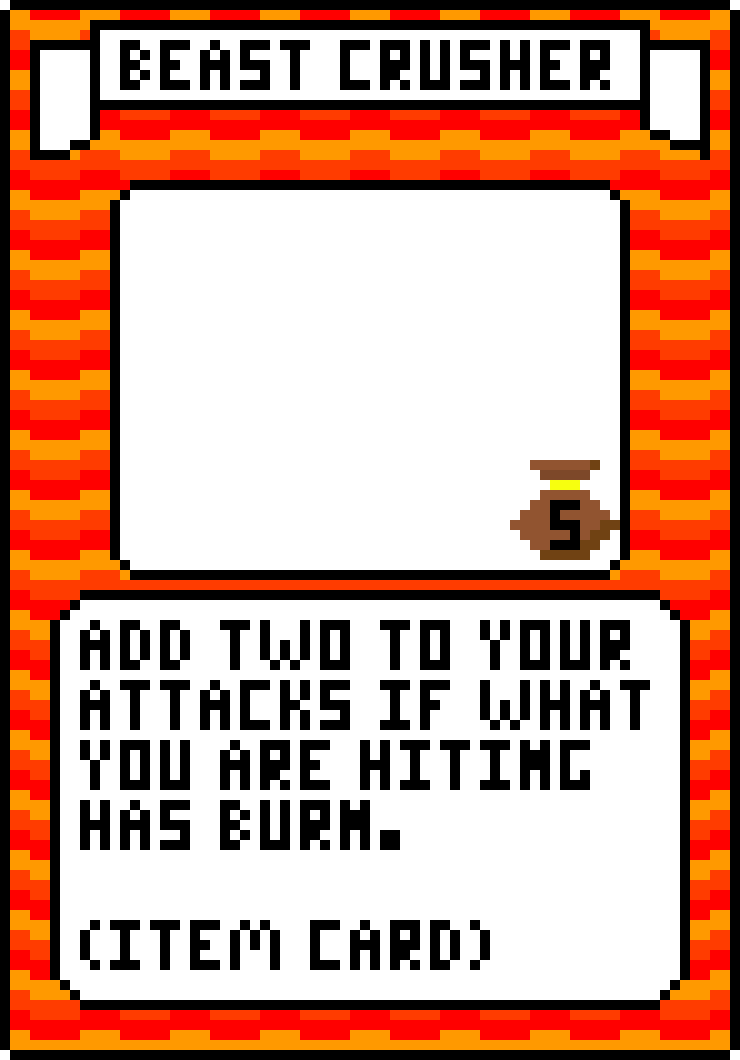 Fire Beast Crusher Card