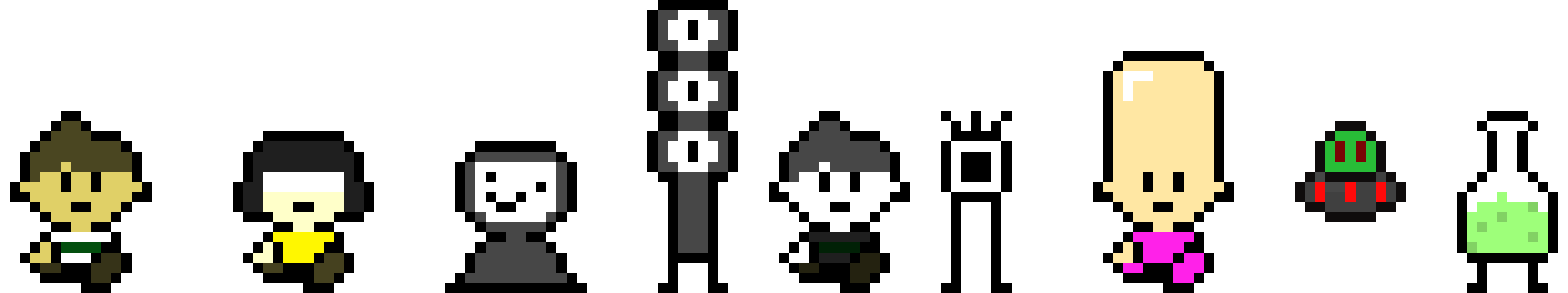 ok wow and an alien and a walking beaker guy thing YEAH!!!!!!!!!!!!!